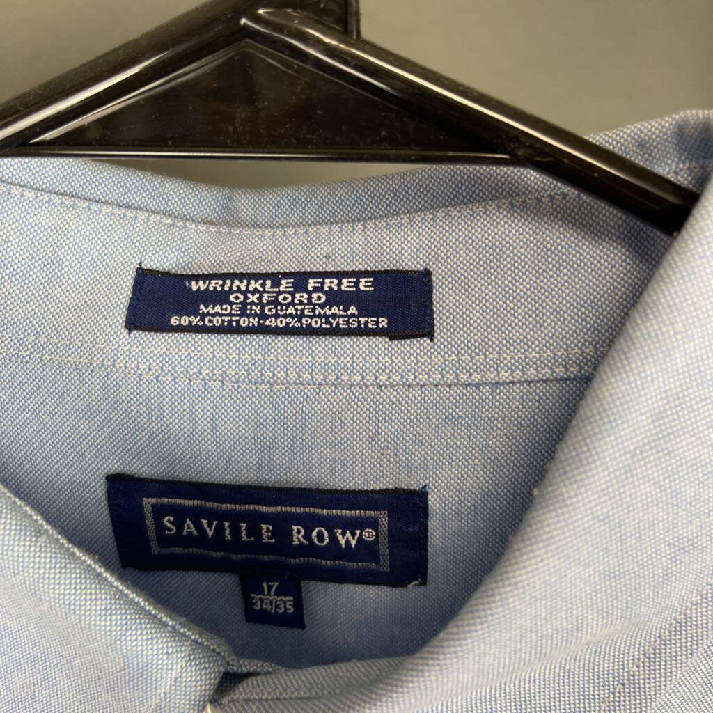 Savile Row Lt Blu Shirt S:17